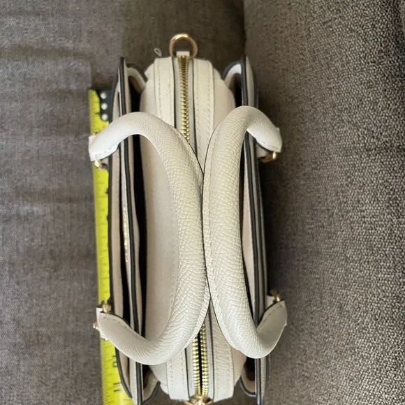 Coach Ivory Leather Satchel - Picture 4 of 9